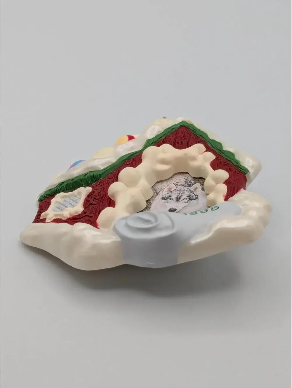 Hallmark Keepsake Special Dog Photo Holder 1998 Vintage Christmas Ornament